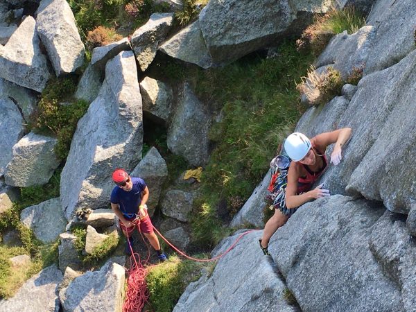 Rock climbing instructor assessment
